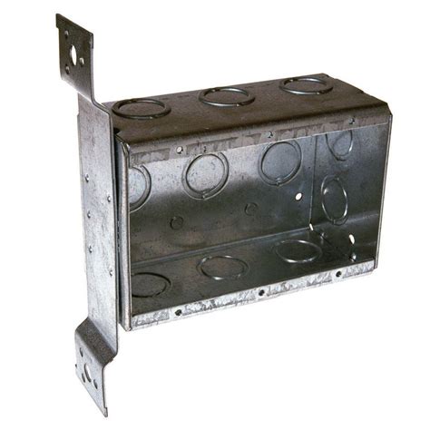 home depot 3 gang metal box|raco 3 gang metal box.